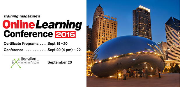 2016 Online Learning Conference: Where Training Meets Technology 2016 Online Learning Conference: Where Training Meets Technology