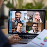 zoom meeting with colleagues