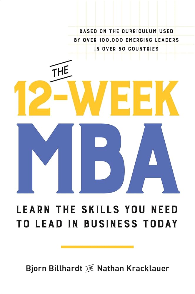 Book cover of the 12-week mba