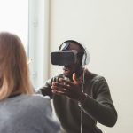 A man using a VR Headset