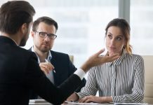 Suspicious,Recruiters,Dislike,Self-confident,Male,Job,Candidate,Talk,At,Interview,