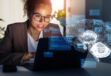 Black,Woman,Working,In,Office,And,Conversation,Ai,Concept.,Deep