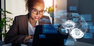 Black,Woman,Working,In,Office,And,Conversation,Ai,Concept.,Deep