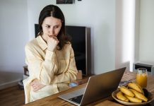 Why Colleges Need a New Playbook for Career Capital Young,Asian,Woman,Looking,Frustrated,At,A,Laptop,While,Holding