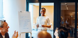 A,Diverse,Group,Of,Business,Professionals,Engages,In,A,Training