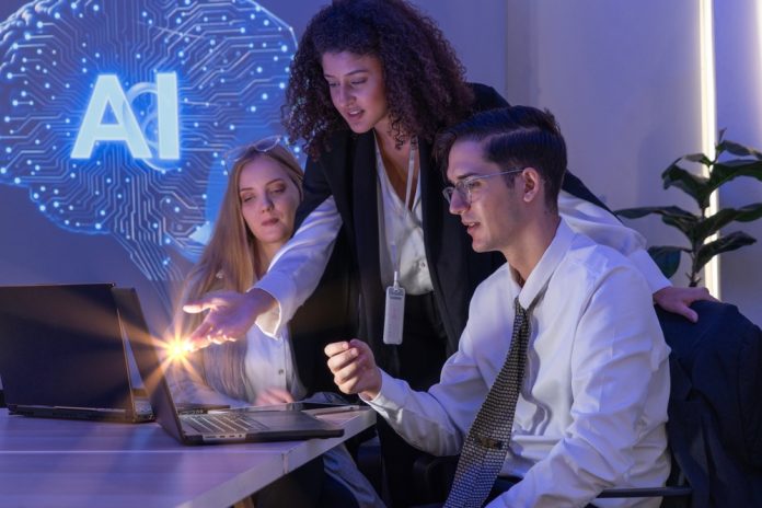 Multinational,Team,Of,One,Man,And,Two,Women,Gathered,To