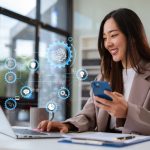 Building Future-Ready Business Skills Through Effective Digital Adoption Digital,Transformation,Technology,Strategy,,Businesswoman,Using,Laptop,,Tablet,And,Smartphone