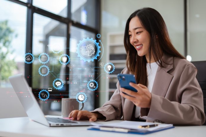 Digital,Transformation,Technology,Strategy,,Businesswoman,Using,Laptop,,Tablet,And,Smartphone Digital,Transformation,Technology,Strategy,,Businesswoman,Using,Laptop,,Tablet,And,Smartphone