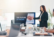 Presentation,,Teaching,And,Business,Woman,In,Meeting,For,Workshop,,Workforce