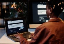 Laptop,Screen,With,Ai,Generating,Task,And,Rear,View,Of
